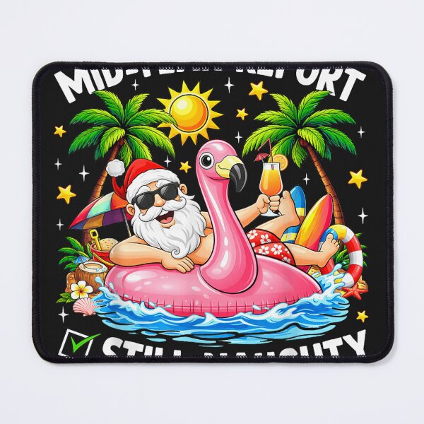 Item preview, Mid Year Report Still Naughty Funny Christmas in July Santa designed and sold by vetr772.