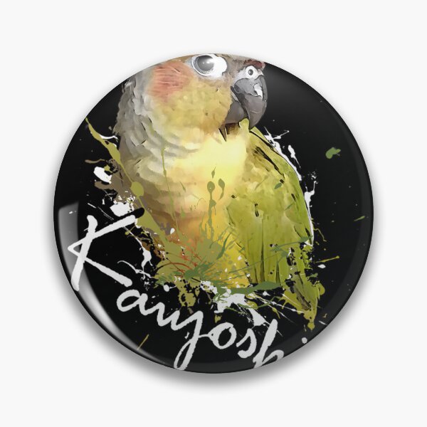 Item preview, Kaiyoshi Dilute Green Cheek Conure Bird Illustration Art designed and sold by SHVKERstyle.