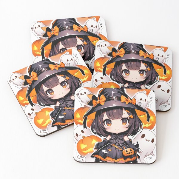Item preview, Cute Chibi Halloween Girl Anime Character designed and sold by AnimDream .