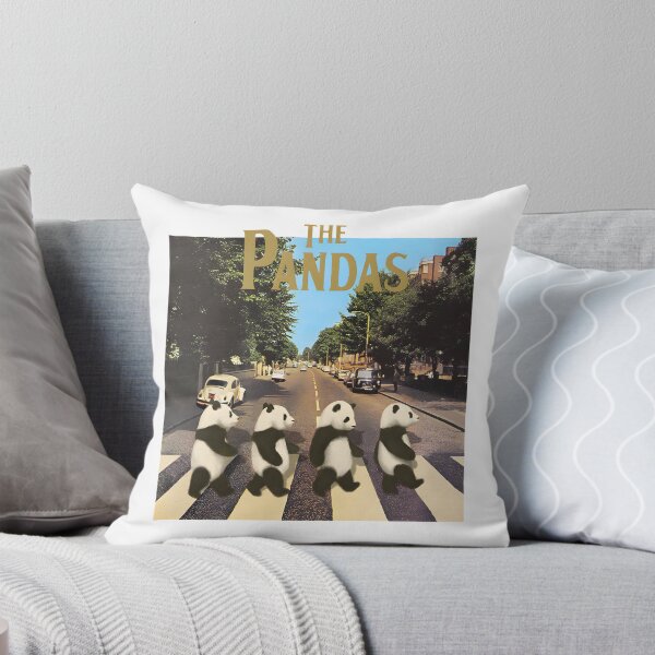 Item preview, Pandas Crossing Abbey Road Inspired Cute Animal Illustration designed and sold by SHVKERstyle.