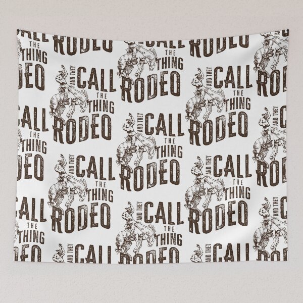 Item preview, Rodeo Bull Riding Country Sunset designed and sold by talentable66.