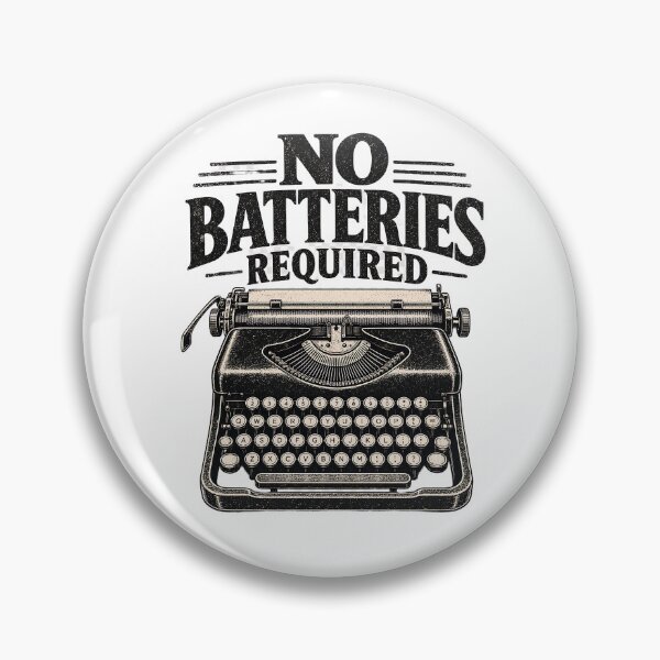 Item preview, No Batteries Required – Vintage Typewriter designed and sold by Pogglecards.