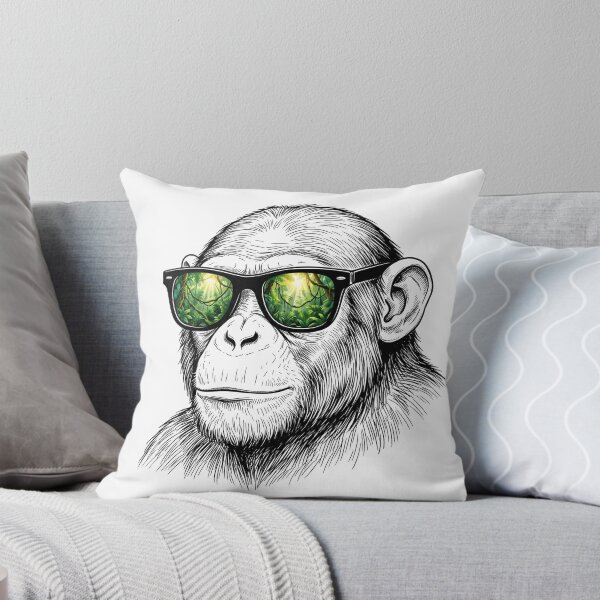 Item preview, Chimpanzee Jungle Canopy Sunglasses Reflection designed and sold by Bad-Decisions-Designs.