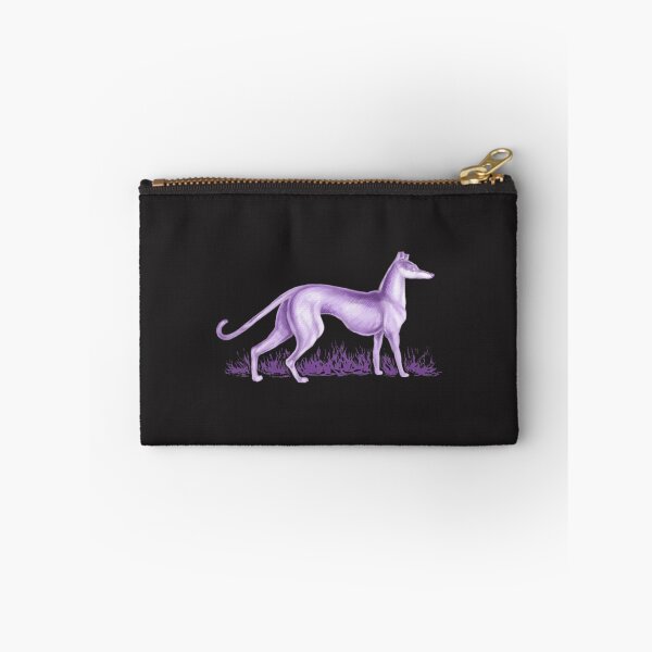 Artikelvorschau, Künstlerische Illustration eines lila Whippets für Tierliebhaber entworfen und verkauft von SHVKERstyle.