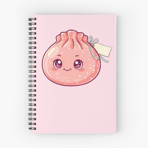 Item preview, Squishy Dumpling – Cute Pink Peach Kawaii Custom Greeting designed and sold by EmeraldeaArt.
