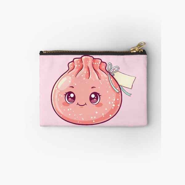 Item preview, Squishy Dumpling – Cute Pink Peach Kawaii Custom Greeting designed and sold by EmeraldeaArt.