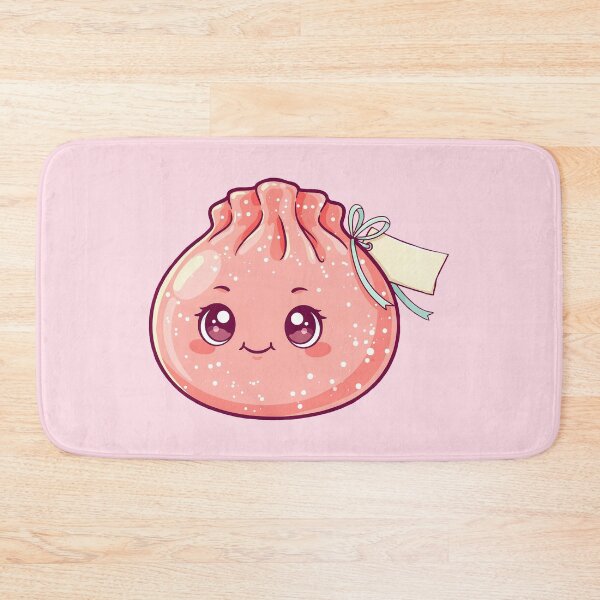 Item preview, Squishy Dumpling – Cute Pink Peach Kawaii Custom Greeting designed and sold by EmeraldeaArt.
