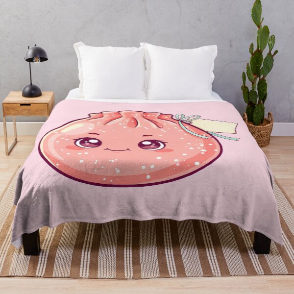 Item preview, Squishy Dumpling – Cute Pink Peach Kawaii Custom Greeting designed and sold by EmeraldeaArt.