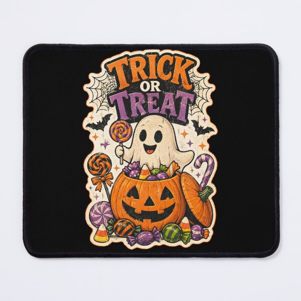 Item preview, Cute Halloween Ghost Pumpkin Trick Or Treat designed and sold by LOL-N-LIFESTYLE.