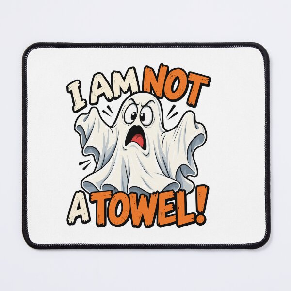 Item preview, I Am Not A Towel Funny Ghost designed and sold by PRINTIONAL.