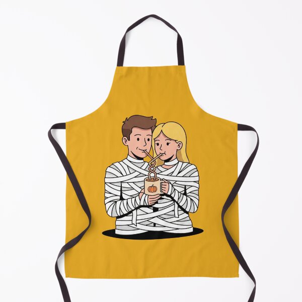 Item preview, Mummy Couple Sharing Pumpkin Spice Coffee designed and sold by Rare By Hero.