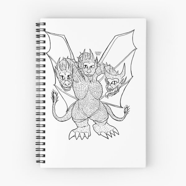 Item preview, ChibiZilla! King Ghidorah 1991 Lineart designed and sold by ChibiZilla.