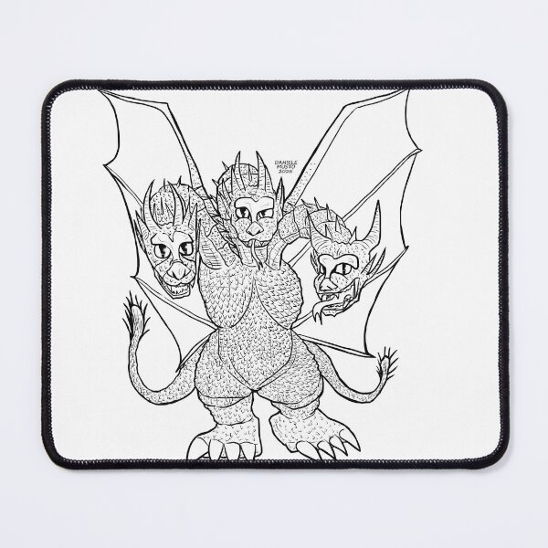 Item preview, ChibiZilla! King Ghidorah 1991 Lineart designed and sold by ChibiZilla.