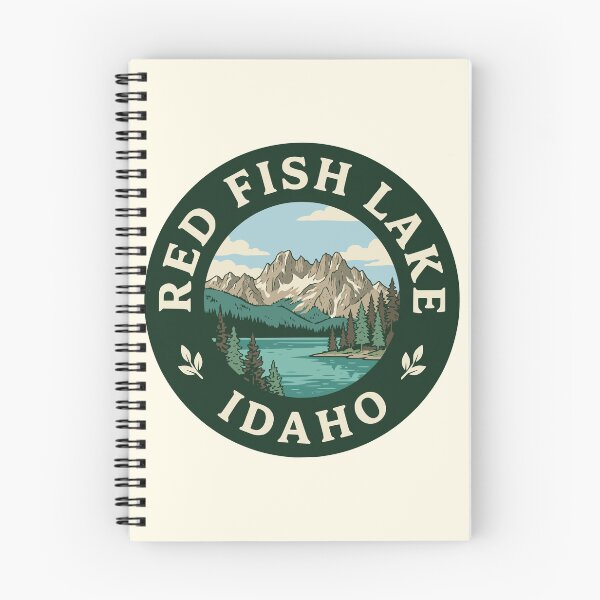 Item preview, Vintage Redfish Lake Idaho Badge  designed and sold by Travelpeak.