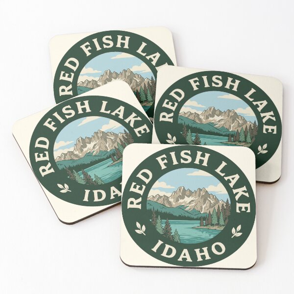 Item preview, Vintage Redfish Lake Idaho Badge  designed and sold by Travelpeak.