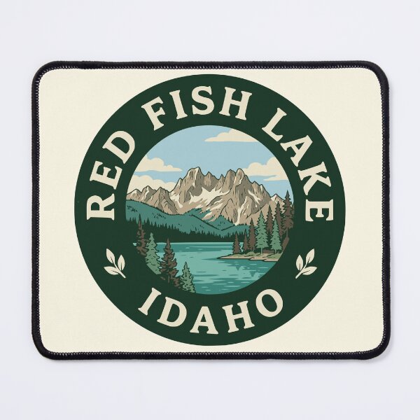 Item preview, Vintage Redfish Lake Idaho Badge designed and sold by Travelpeak.