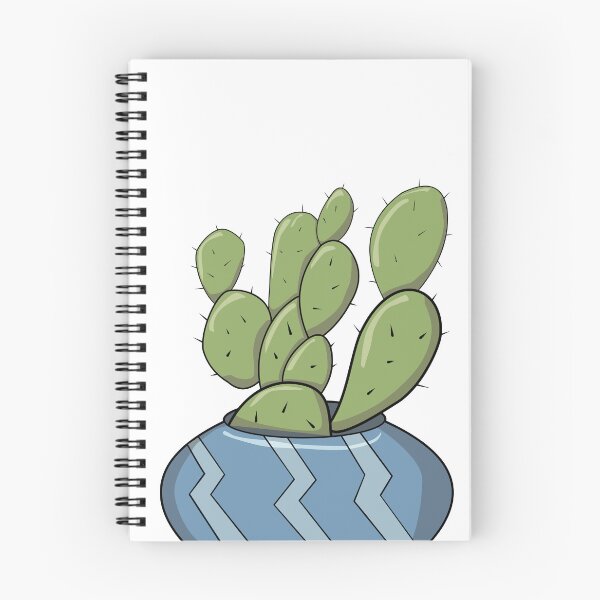Item preview, Minimalist Bunny Ear Cactus Cute Potted Desert Plant Art designed and sold by Plookiss.