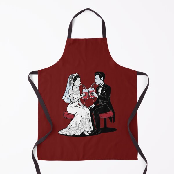 Item preview, Vampire Bride And Groom Toasting designed and sold by Rare By Hero.