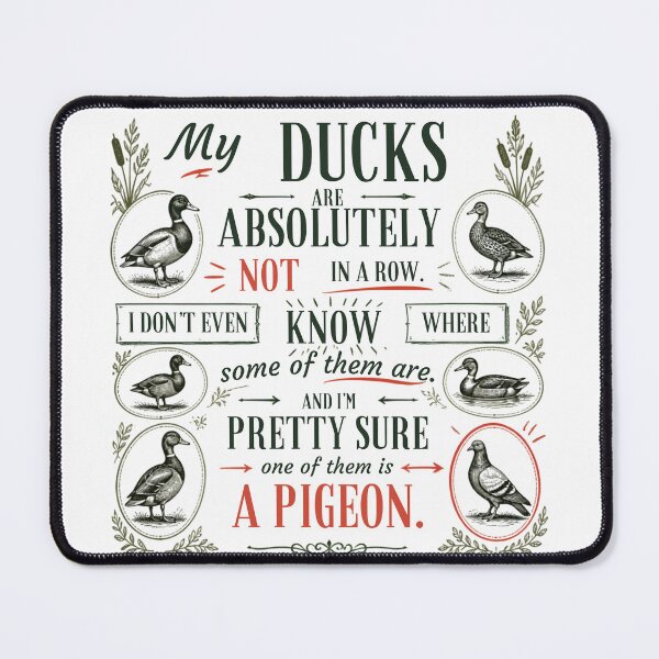 Item preview, Ducks In A Row designed and sold by LaughandLaugh.