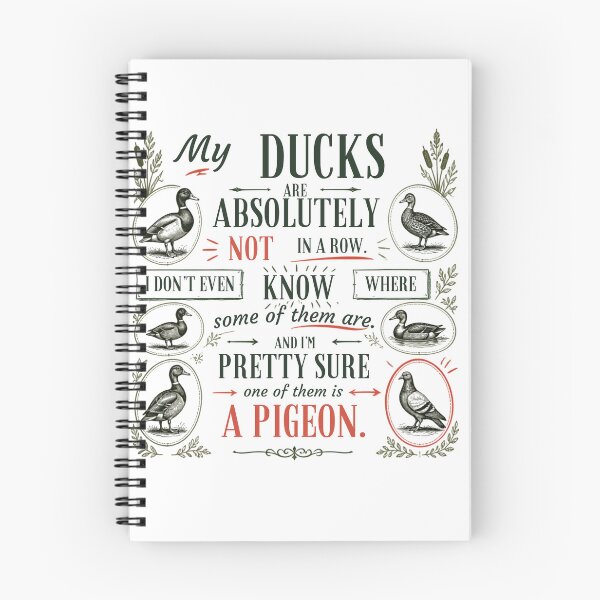 Item preview, Ducks In A Row designed and sold by LaughandLaugh.