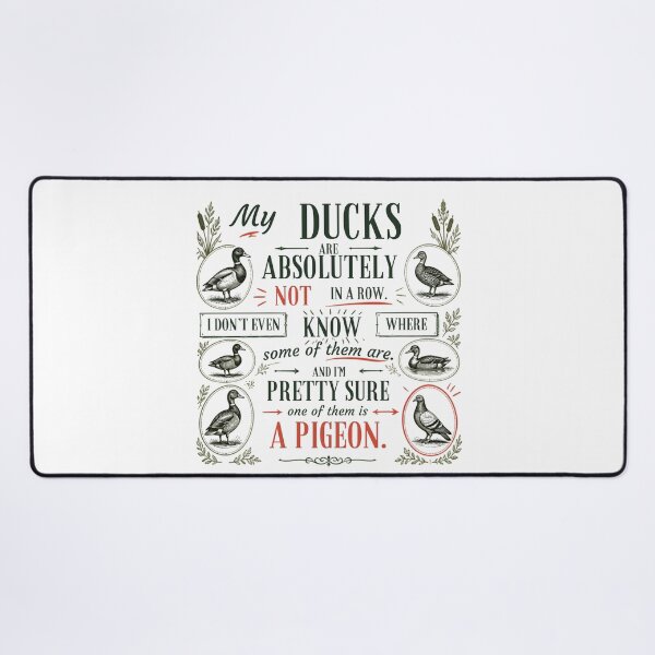Item preview, Ducks In A Row designed and sold by LaughandLaugh.