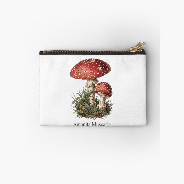 Item preview, Amanita Muscaria Vintage Botanical Illustration designed and sold by Sekla-Studio.