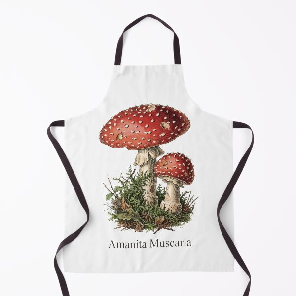 Item preview, Amanita Muscaria Vintage Botanical Illustration designed and sold by Sekla-Studio.