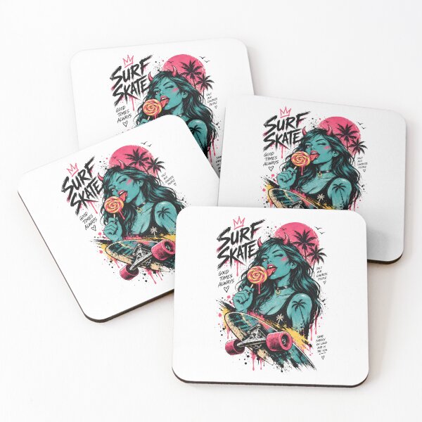 Item preview, Concrete Waves – Surfskate State of Mind White designed and sold by EdgeDrip.