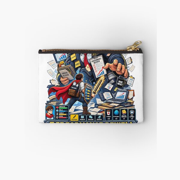 Item preview, Performance Review Boss Fight Funny Corporate Gamer Office Graphic Tee Design designed and sold by Nubian Style.