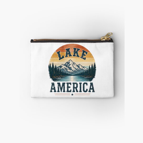 Item preview, Scenic Lake America Landscape Nature Illustration Design designed and sold by shahroozj.