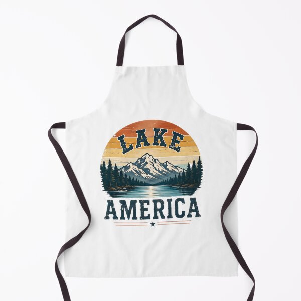 Item preview, Scenic Lake America Landscape Nature Illustration Design designed and sold by shahroozj.