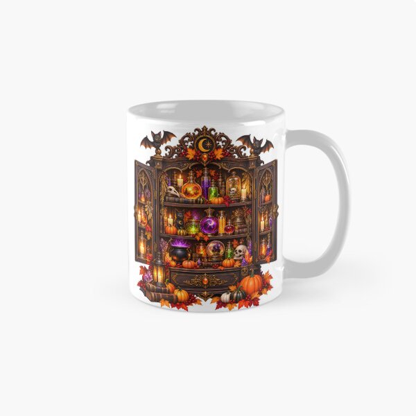 Item preview, Moonlit Witch's Cabinet – Magical Potions & Autumn designed and sold by Clothes With Smiling Animals Walt Gral.