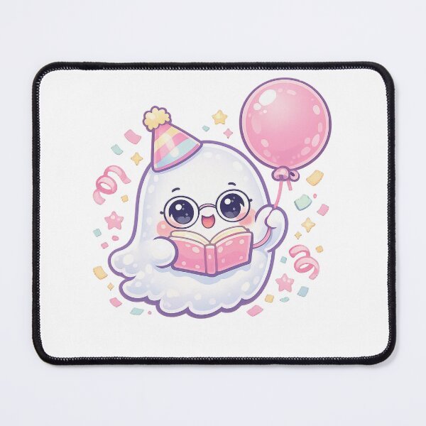 Item preview, Party Celebration Ghost – Soft Pastel Kawaii Festive Spirit designed and sold by Sommium .