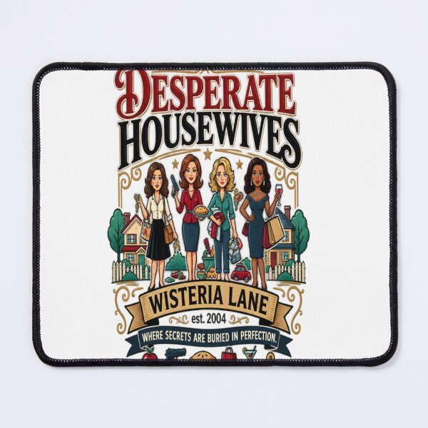 Item preview, Desperate Housewives Wisteria Lane – Where Secrets Are Buried designed and sold by CatLovers Studio.