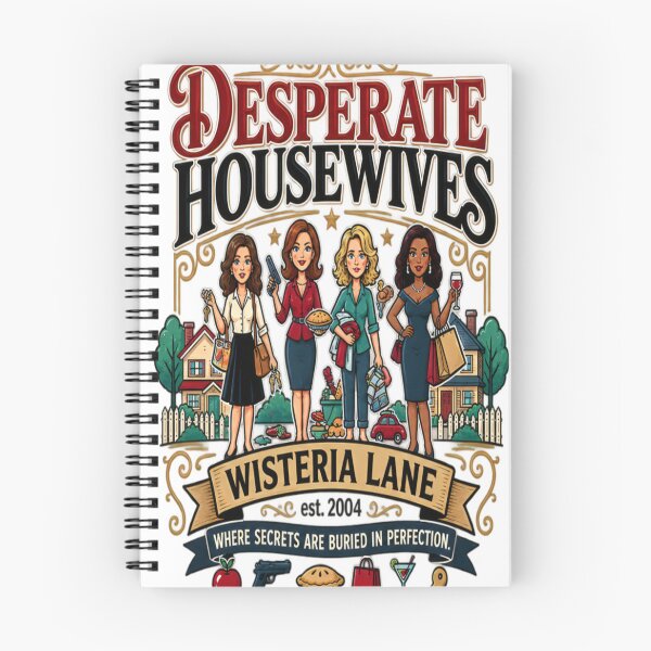 Item preview, Desperate Housewives Wisteria Lane – Where Secrets Are Buried designed and sold by CatLovers Studio.