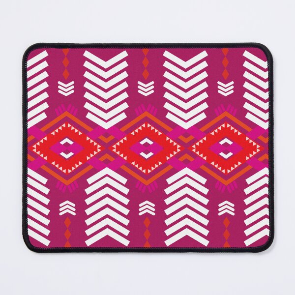 Item preview, Classic fabric design featuring a pink background and geometric patterns. designed and sold by LifeTU.
