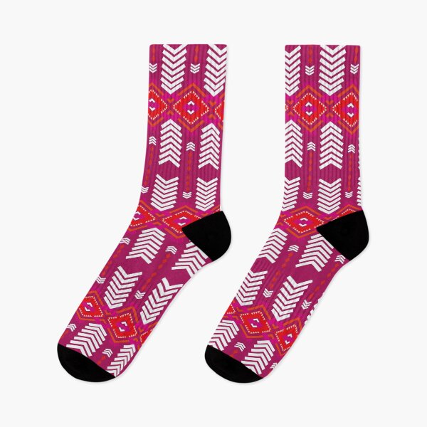 Item preview, Classic fabric design featuring a pink background and geometric patterns. designed and sold by LifeTU.