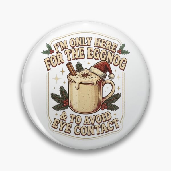 Item preview, Introvert Eggnog Sarcastic Christmas designed and sold by crazydotdesigns.