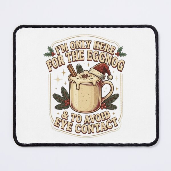 Item preview, Introvert Eggnog Sarcastic Christmas designed and sold by crazydotdesigns.