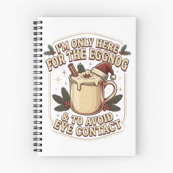 Item preview, Introvert Eggnog Sarcastic Christmas designed and sold by crazydotdesigns.