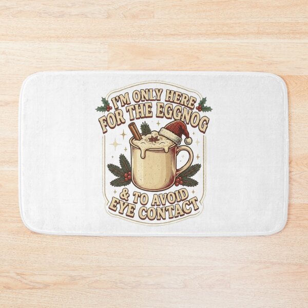 Item preview, Introvert Eggnog Sarcastic Christmas designed and sold by crazydotdesigns.