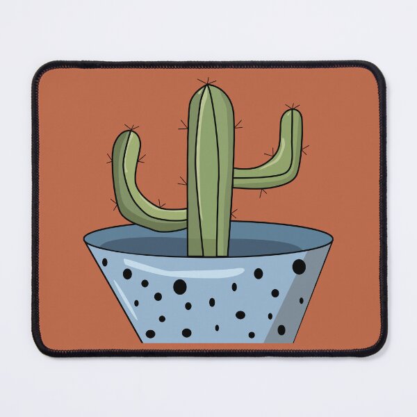 Item preview, Minimalist Saguaro Cactus Desert Landscape Potted Plant Art designed and sold by Plookiss.