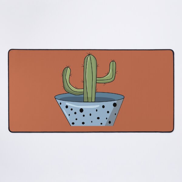Item preview, Minimalist Saguaro Cactus Desert Landscape Potted Plant Art designed and sold by Plookiss.