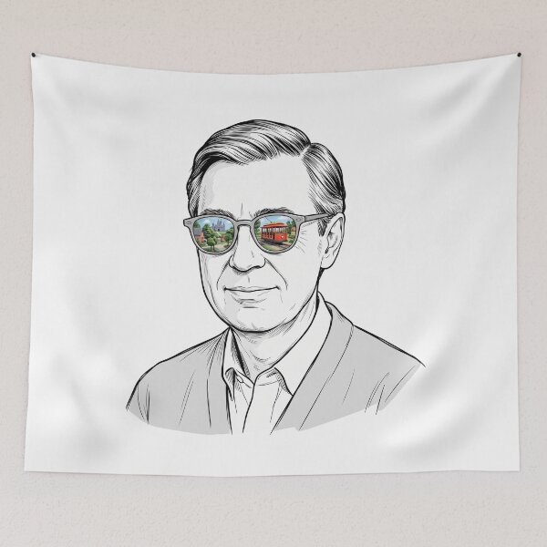 Item preview, Mr Rogers Neighborhood Sunglasses Reflection designed and sold by Bad-Decisions-Designs.