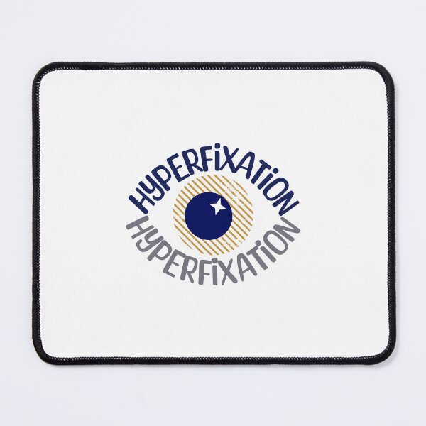 Item preview, Hyperfixation Eye Badge designed and sold by lenalenspod.