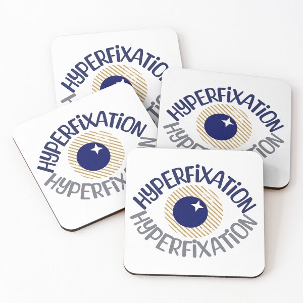 Item preview, Hyperfixation Eye Badge designed and sold by lenalenspod.