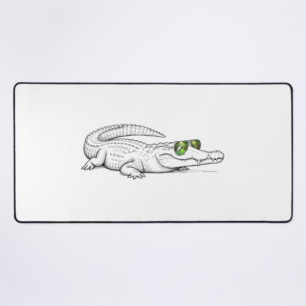 Item preview, Crocodile Swamp Egret Sunglasses Reflection designed and sold by Bad-Decisions-Designs.