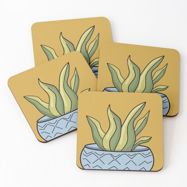 Item preview, Minimalist Aloe Vera Succulent Potted Plant Botanical Art designed and sold by Plookiss.