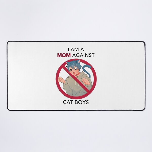Item preview, I Am a Mom Against Cat Boys Funny Statement Design designed and sold by Rinus.
