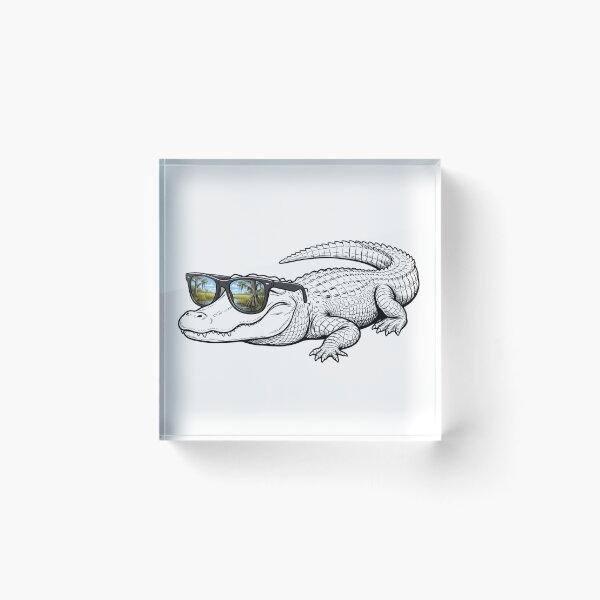 Item preview, Alligator Bayou Swamp Sunglasses Reflection designed and sold by Bad-Decisions-Designs.